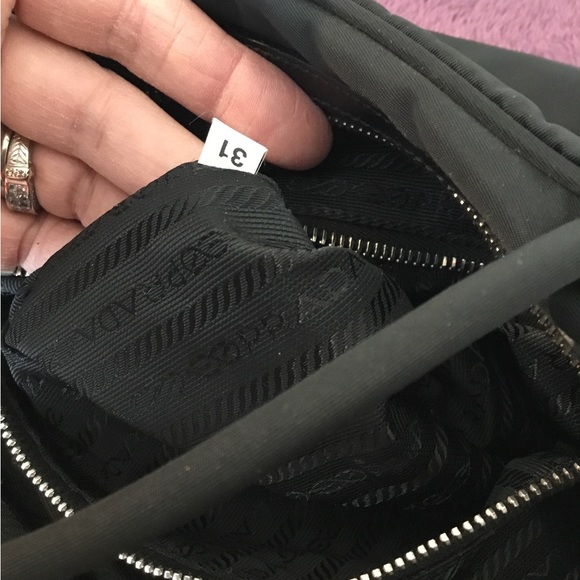 Authentic Vintage Prada Italy Shoulder Bag & Vintage Black Leather Prada Wallet - Picture 5 of 12